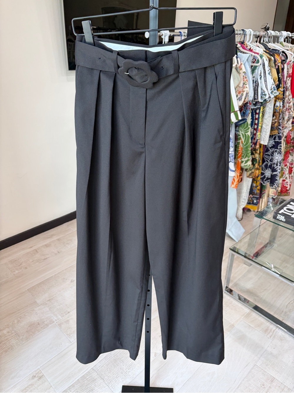 Farm Rio: Black Maxi Pants - Picture 6 of 11